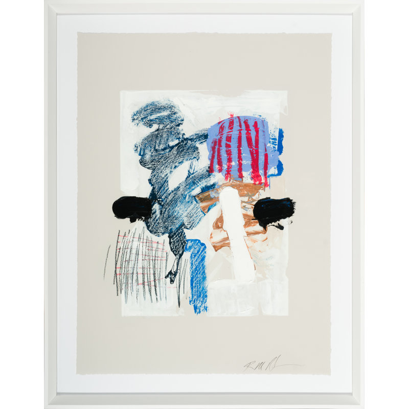 «Front Wall Study 5» par Robert Robinson - Peinture encadrée sur papier