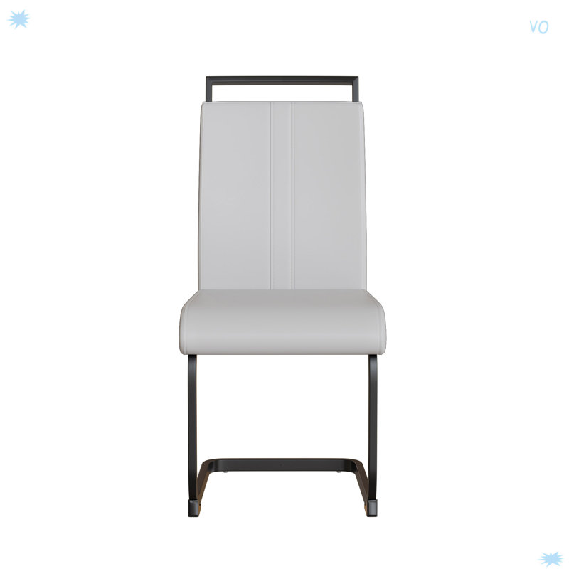 Ensemble de table de salle à manger en verre pour 4 personnes, ensemble de table et chaises pour la cuisine, Blanc