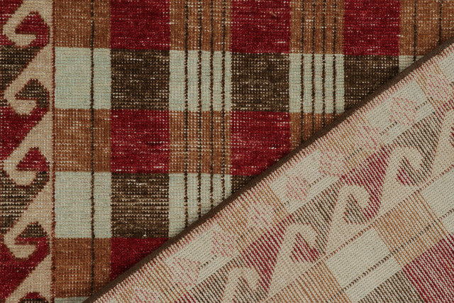 Homage Hand Knotted Wool Geometric Area Rug, Rectangle 10' x 14'