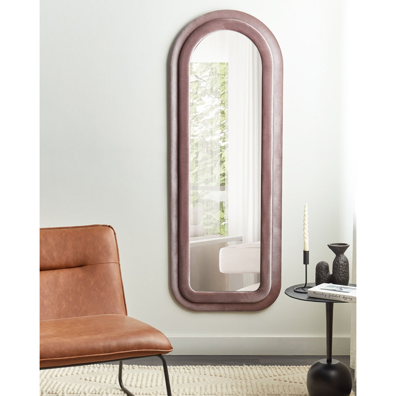 Dunnstown Fabric Arch Wall Mirror
