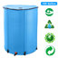 Collecteur d'eau pliable 100 gallons bleu