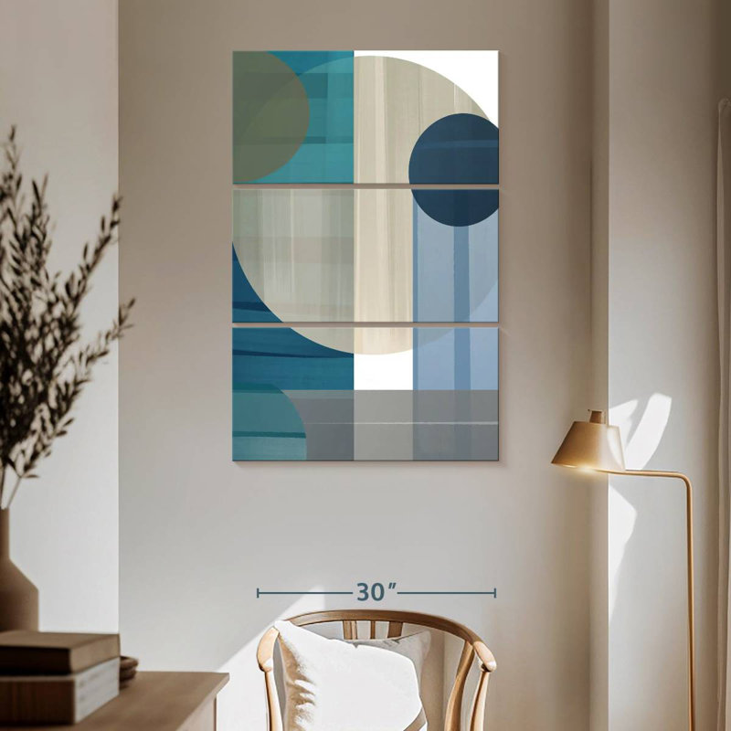 Avery Abstract Blue I, 65" H x 42" W