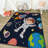 Rectangle Machine Woven Polyester Area Rug in Blue/Red/Brown-404495535
