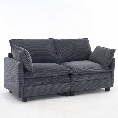 Labannah 2-Seater Sectional Sofa with Lumbar Pillows