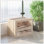 2-Level Wooden Hamster Cage With Openable Top, Front Door, Shelf, And Ladder For Small Animals