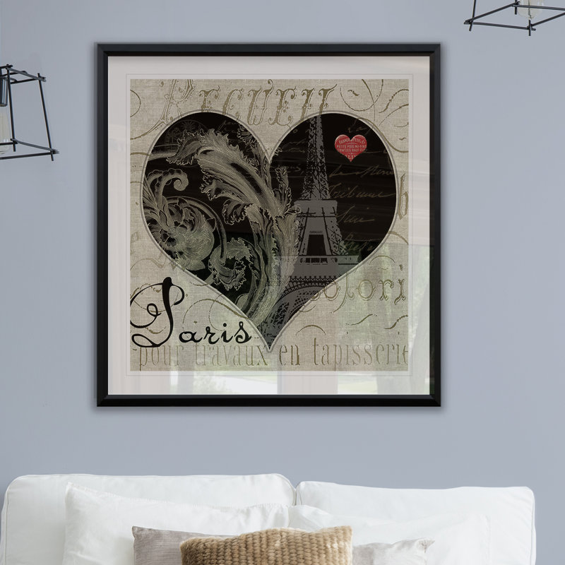 Ode à Paris I - impression, H 26,5 po x l 26,5 po x P 1,5 po