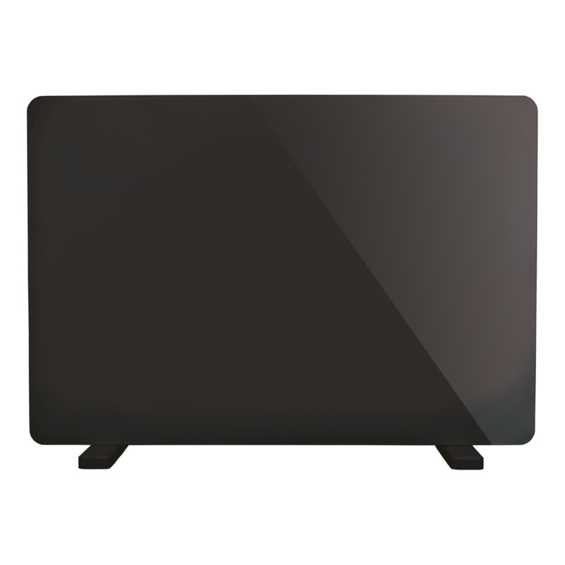 Igenix 2000W Smart Glass Panel Heater Black, Black