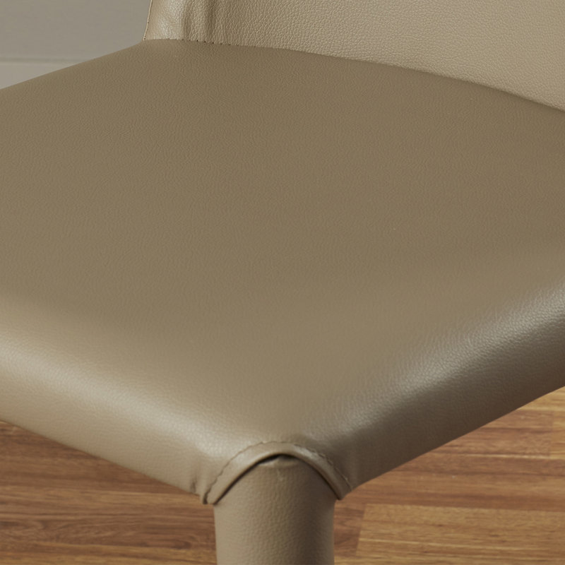 Tabouret de bar et de comptoir Boilleau, Noir, Tabouret de comptoir (siège d’une hauteur de 26