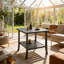 Table d'appoint extérieure 19 po avec 2 niveaux-931076193