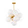 Aria 9 - Light Steel Dimmable Sputnik Modern Linear Chandelier