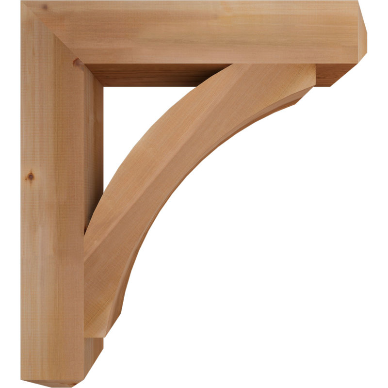 Support pour artisan Thorton, Cèdre rouge de l'Ouest (lisse), H 38 po x l 6 po x P 34 po