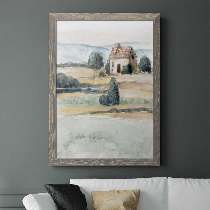 À la campagne II, H 37,5 po x l 27,5 po x P 1 po, gris