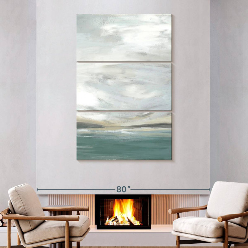 Avery Seafoam Vista I, 74" H x 48" W