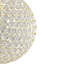 Luminaire suspendu moderne en cristal 1 lumière