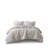 3 Piece Cotton Jacquard Comforter Set