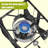 50,000 BTU High-Power Propane Burner Outdoor Stove, Heavy-Duty Single Burner Cooker for Turkey Frying, Camping, and Backyard Cooking