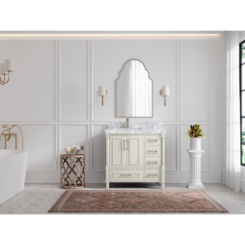 Meuble-lavabo simple 36 po avec plateau Aberdeen