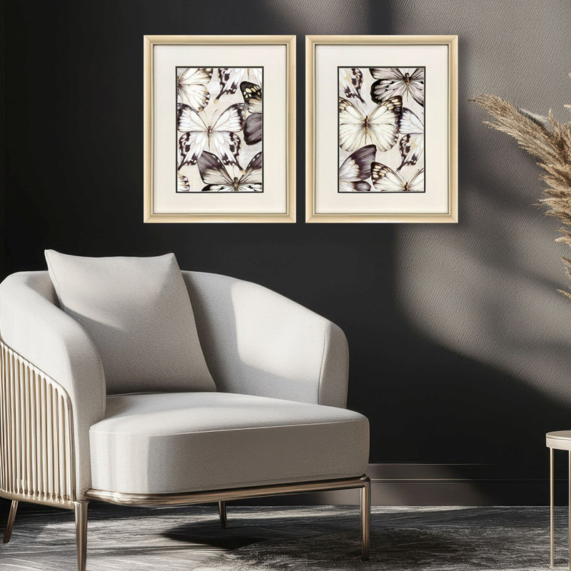 Butterfly Cluster Framed Art