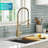 KRAUS Bolden 2-in-1 Commercial Style Pull-Down Single Handle Water Filter Kitchen Faucet for Reverse Osmosis or Water Filtration System-91893236