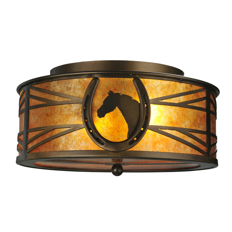 Rustic Lodge 2 - Light Flush Mount