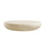 Table basse elliptique moderne Terravault avec un design imitant les roches mates et une construction en fibre de verre-135820054