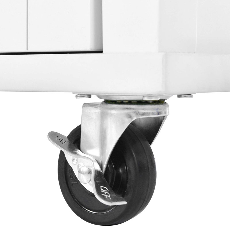 Chariot de cuisine avec comptoir à abattants en bois d'hévéa, porte de grange coulissante dissimulée à hauteur réglable, îlot de cuisine sur 4 roues avec armoire de rangement et 2 tiroirs