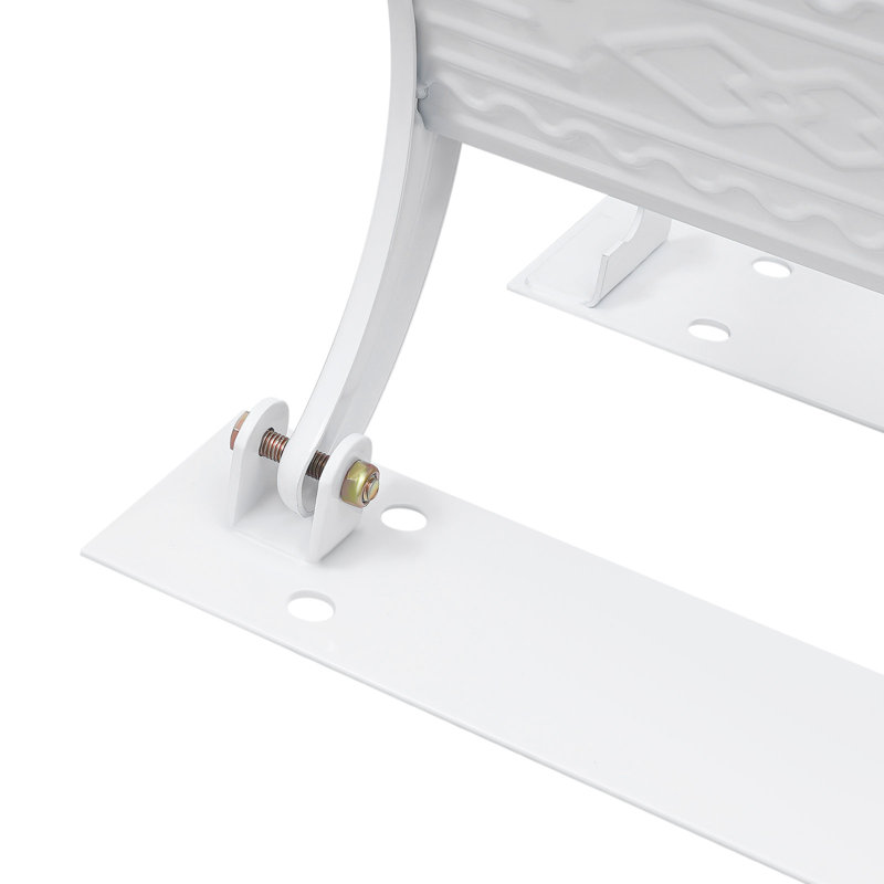 3 Steps Wall Mounted Retractable Ladder, White