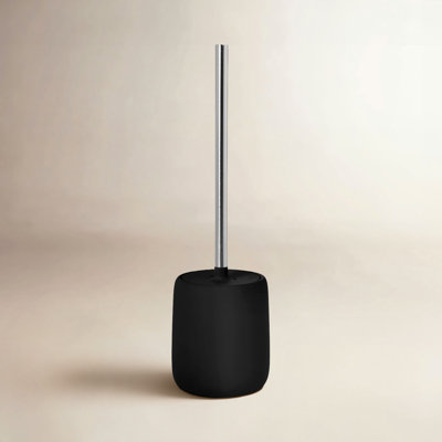 SONO 15.37" Ceramic Toilet Brush and Holder