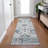 Machine Washable Indoor/Outdoor Xhevrie Teal Rug-1969013439