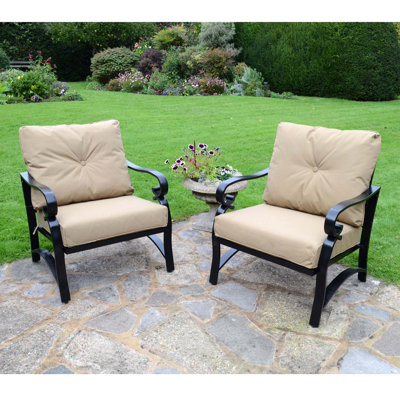 Avignon Deluxe Metal Lounge Chairs