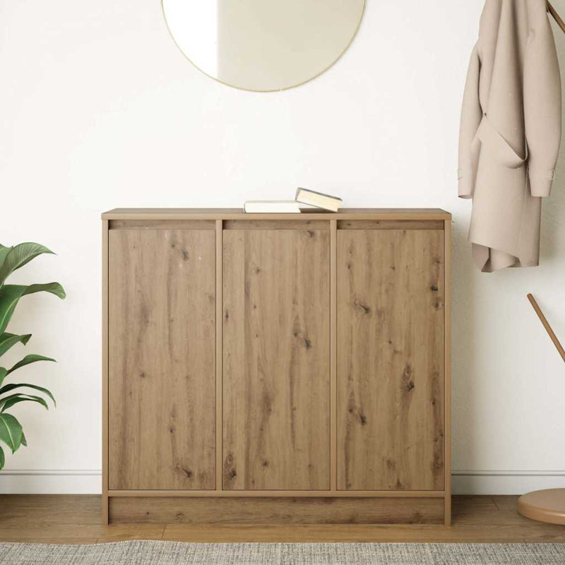 Sideboard 85X34x76 Cm Engineered Wood, Artisan Oak
