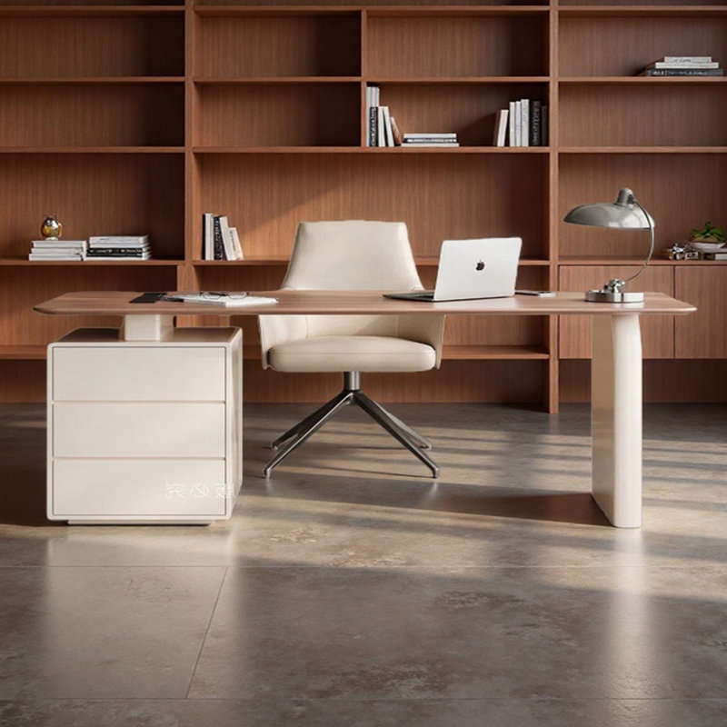 Bureau de luxe de style moderne, H 29,53 po x l 78,74 po x P 27,56 po