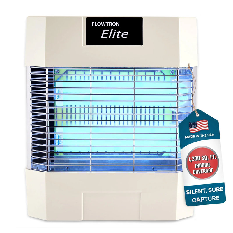 Unité anti-mouches Flowtron, insecte d'intérieur électrique de 1200 pieds carrés Zapper pour moustiques et insectes avec lumière UV de 80 W