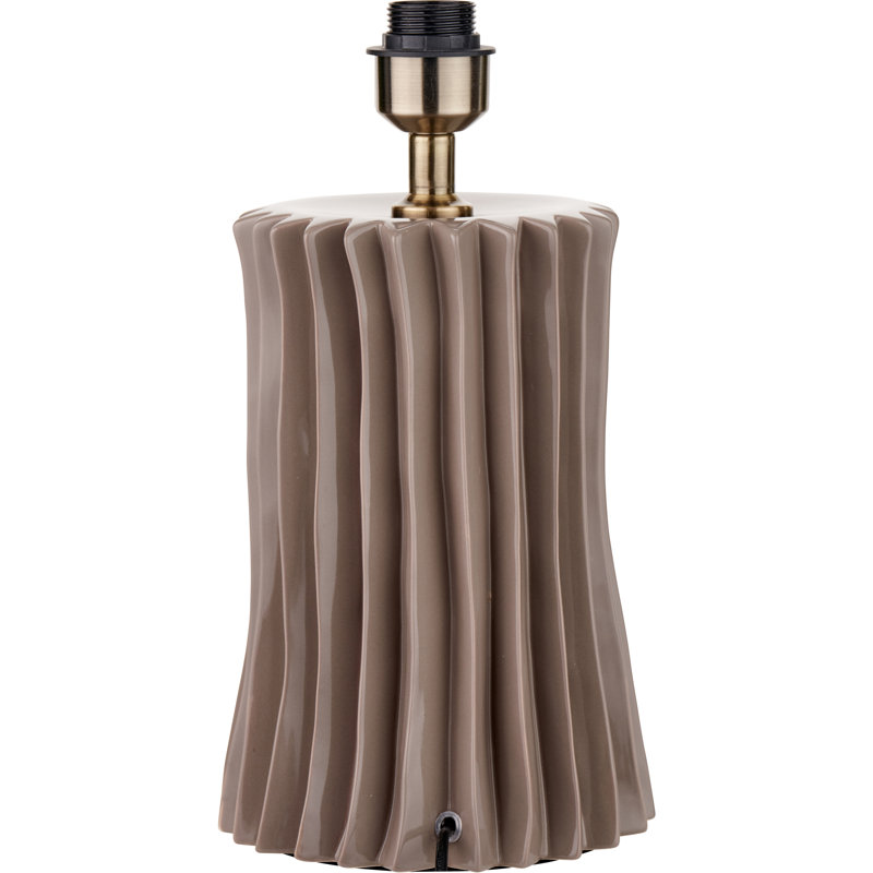 Devony Ceramic Table Lamp, Taupe