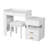 Justan 45.25'' Modern Makeup Vanity Set-1158249118