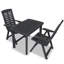 Ensemble bistro rectangulaire pour 2 personnes District-1698035093