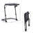 Height & Tilt Adjustable Sofa Console Table Multi-functional Foldable Waterproof Side Table with Cup Holder for Living Room