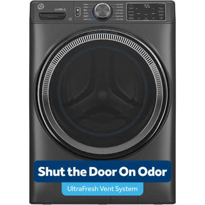 GE® ENERGY STAR® 5.0 cu. ft. Capacity Smart Front Load Steam Washer with SmartDispense™ UltraFresh Vent System with OdorBlock™ and Steam