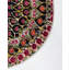 Tapis vert / orange / jaune Dimonetta Ikat-23392875