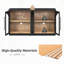 Buffet à 4 portes avec rangement-118345453