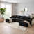 Upholstery Material:Black