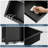 16" W X 20" H X 4" D Waterproof Recessed Shower Niche With Double Shelves In Matte Black, No Tile Needed-1837547791
