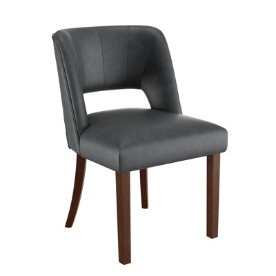 Upholstered Solid Wood Dining Side Chair