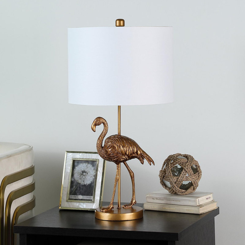 Gold Flamingo Table Lamp