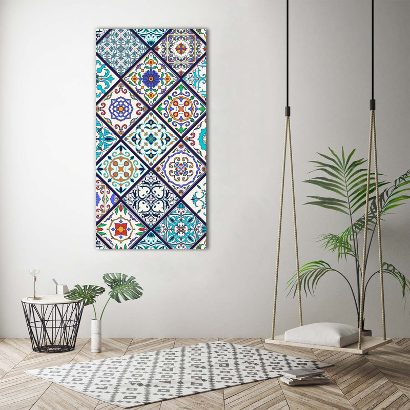 Ceramic Tiles - Wrapped Canvas Print