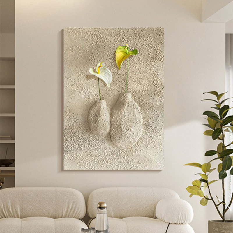 Art mural traditionnel en bois manufacturé traditionnel pour le salon, H 35,43 po x l 23,62 po
