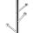 Coat Rack Freestanding Coats Rack Stand With Stable Marble Base & 8 Hooks