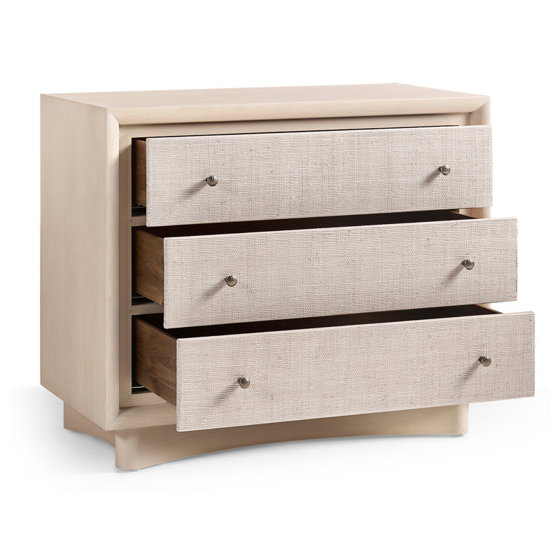 Keel Three Drawer Nightstand