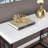 Barnwell 42'' Glass Top Console Table