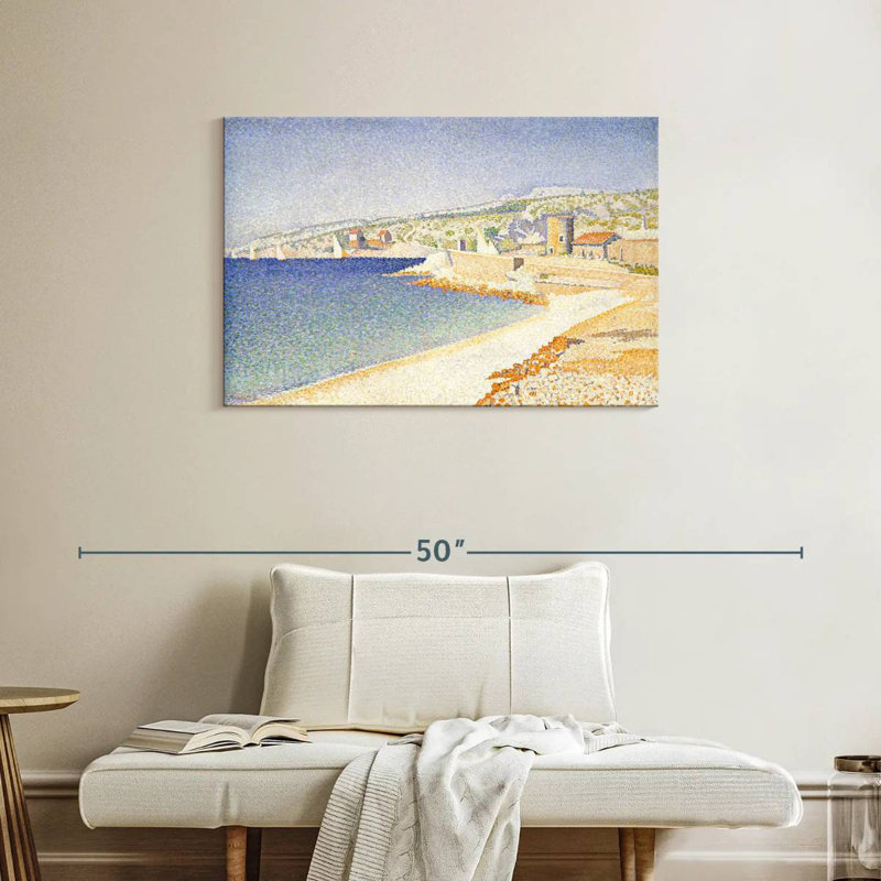Gillard The Jetty At Cassis Opus 198, H 24 po x l 36 po